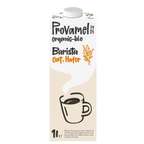 Haverdrink barista van Provamel, 8 x 1 l